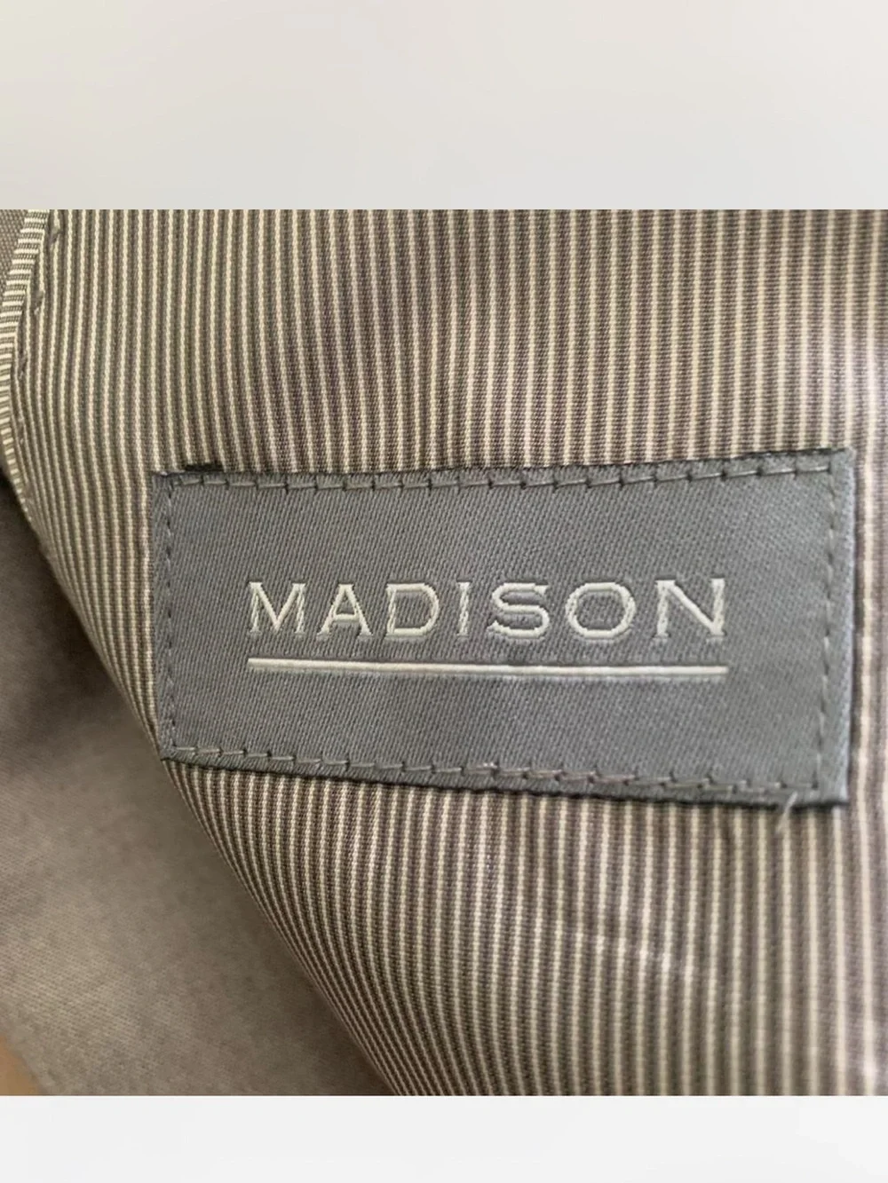 Old Money Professional Madison Men's Light Gray Two-Button Blazer size 44R